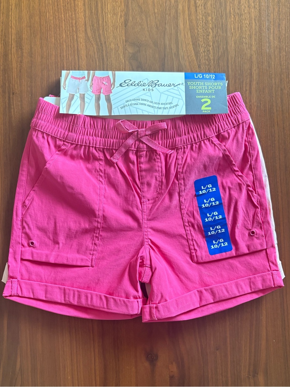 Eddie Bauer Kids Shorts – 2 Pack (NEW with Tags) – Size L 10/12 ☀️